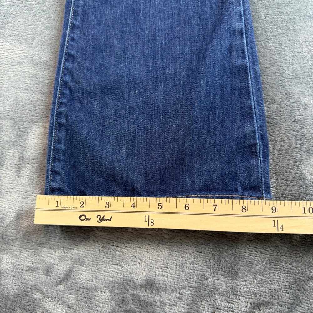 Gap 1969 Women's Jeans Long & Lean Flare Size 27/4 R  Mid Rise Dark Wash - Picture 8 of 9